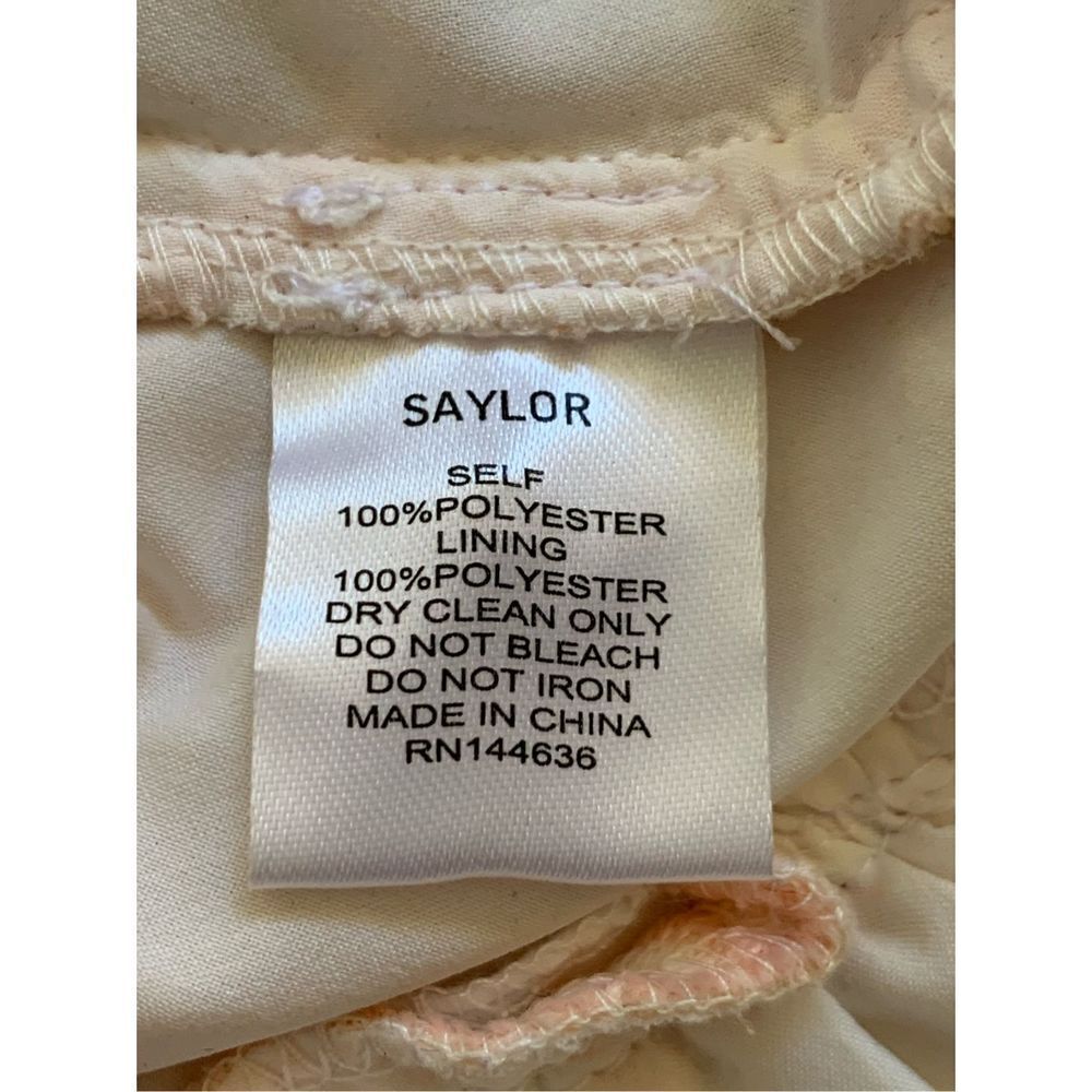 Saylor Birgit Floral Lace Mini Dress Blush Size S - Picture 10 of 12